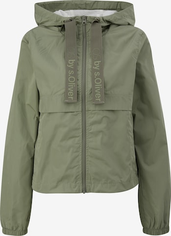 QS Between-season jacket in Green: front