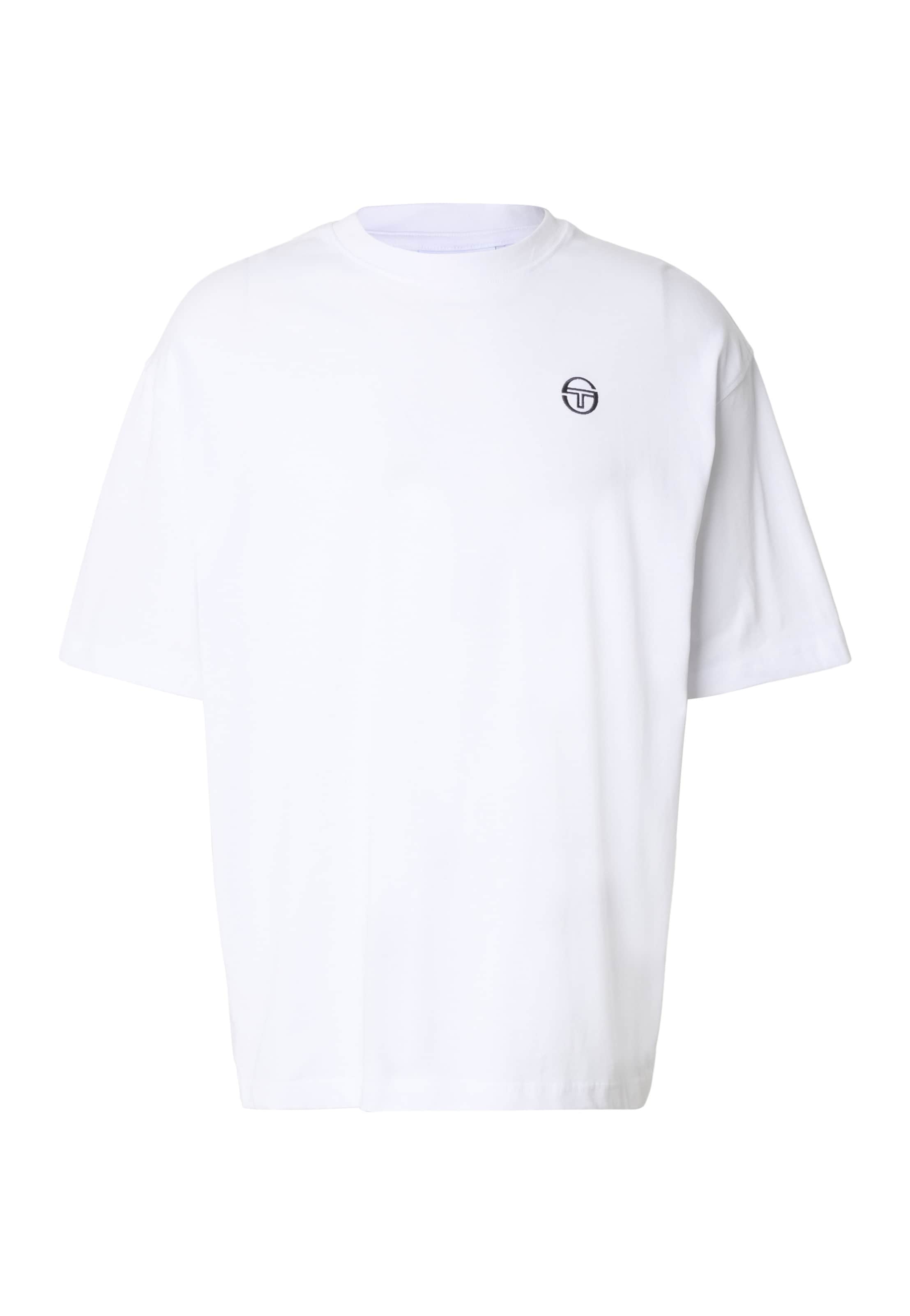Sergio Tacchini - Camisa 'Sosimo' em branco: frente