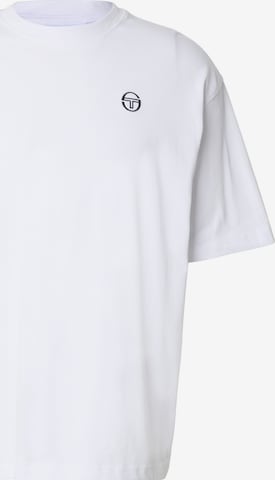Sergio Tacchini - Camisa 'Sosimo' em branco: frente