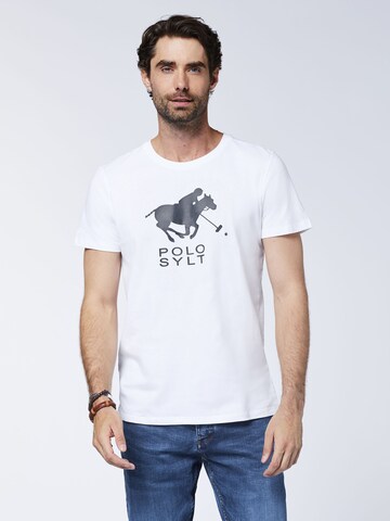 Polo Sylt T-Shirt in Weiß: Vorderseite