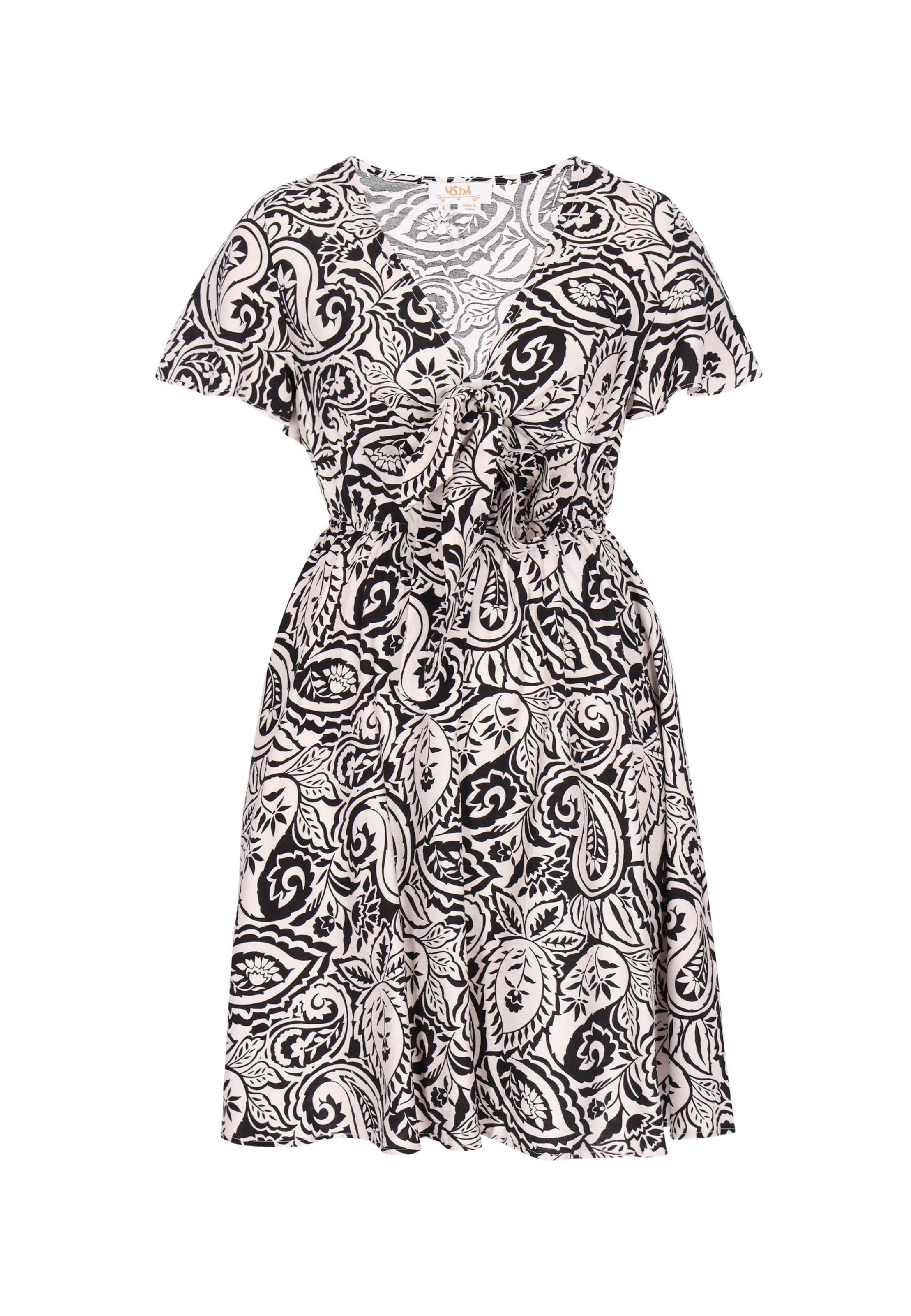 Robe 'Festival' usha FESTIVAL en noir : devant