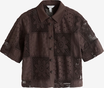 Next Blouse 'N. Premium' in Bruin: voorkant