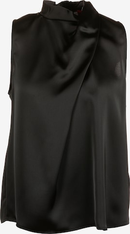 HUGO Top in Schwarz: Vorderseite