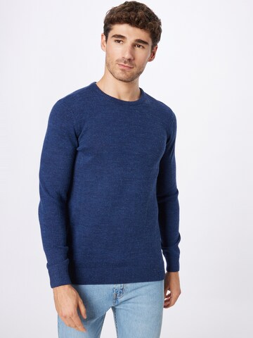 BLEND - Pullover em azul: frente
