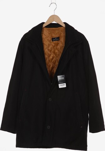 HECHTER PARIS Jacket & Coat in L-XL in Black: front