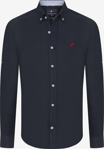 Chemise 'Henri' DENIM CULTURE en bleu : devant