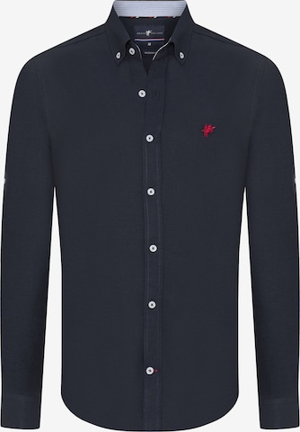 DENIM CULTURE Overhemd 'Henri' in Blauw: voorkant