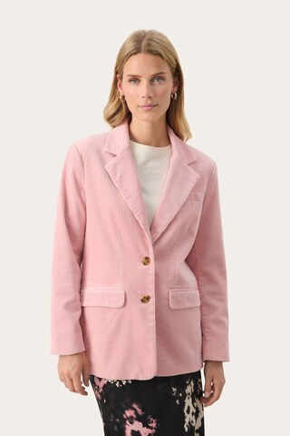 Blazer 'Leni' Part Two en rose : devant