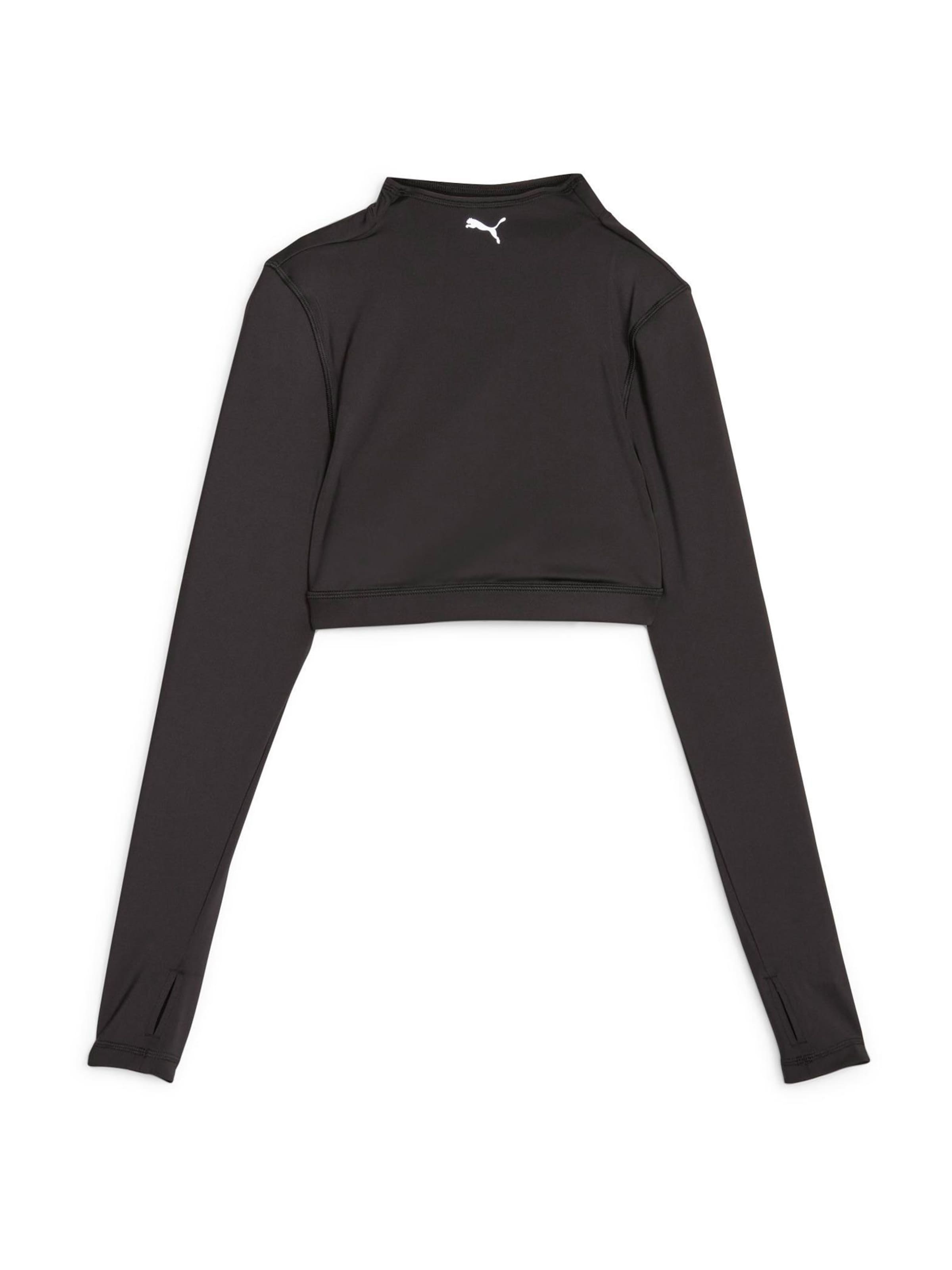 PUMA Λειτουργικό μπλουζάκι σε μαύρο: μπροστά