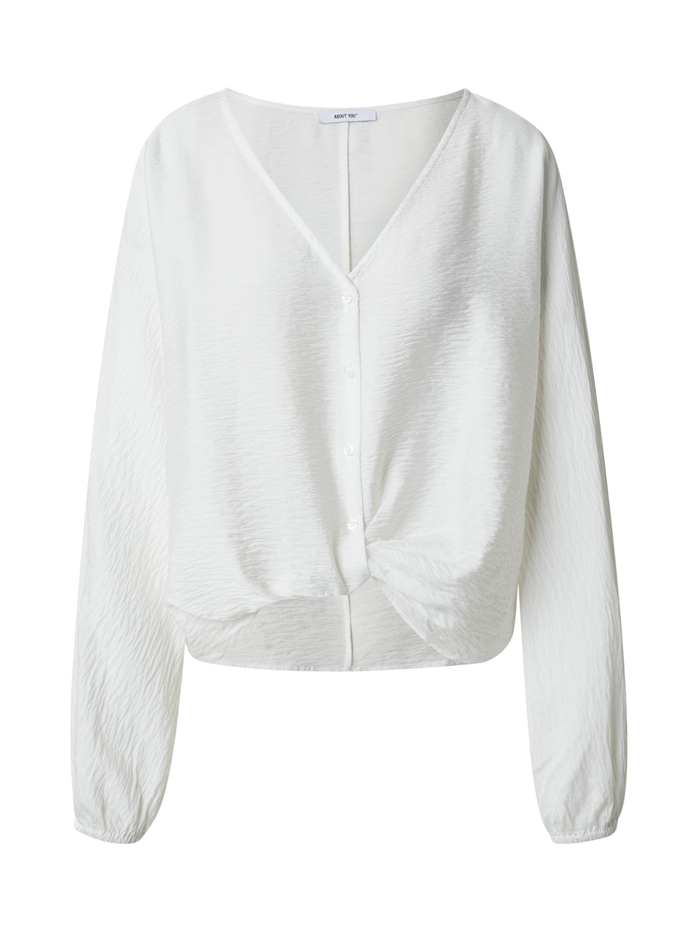 Chemisier 'Orelia' ABOUT YOU en blanc : devant