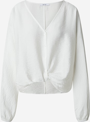 Chemisier 'Orelia' ABOUT YOU en blanc : devant