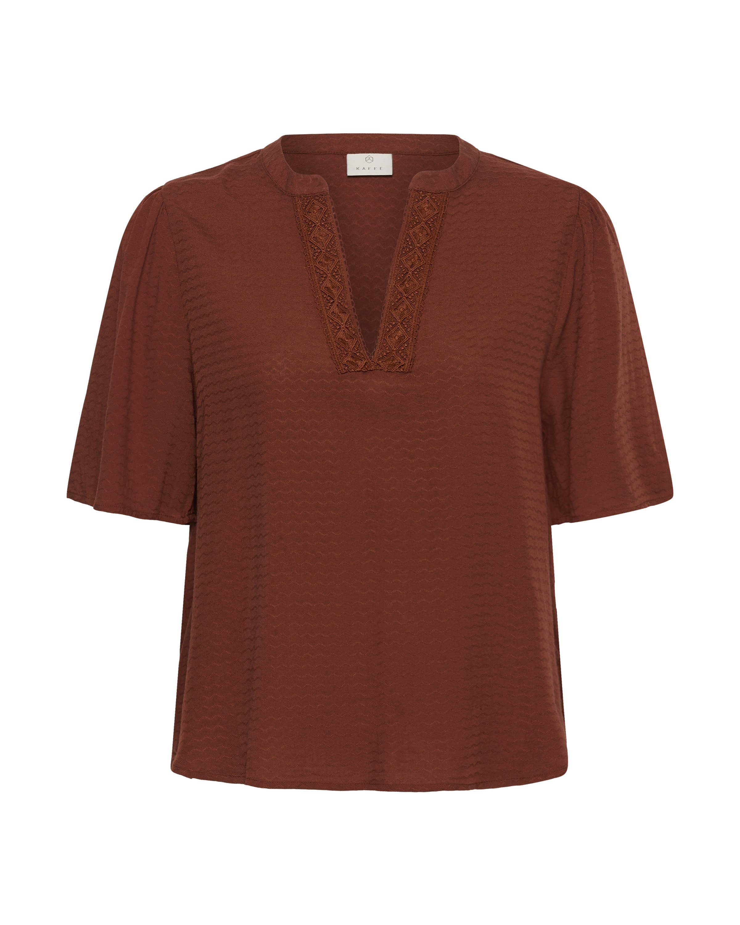 Kaffe Blouse 'KAgina' in Rood: voorkant