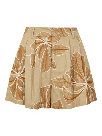 Regular Pantalon Apricot en beige