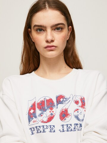 Pepe Jeans Sweatshirt 'Nya' in White