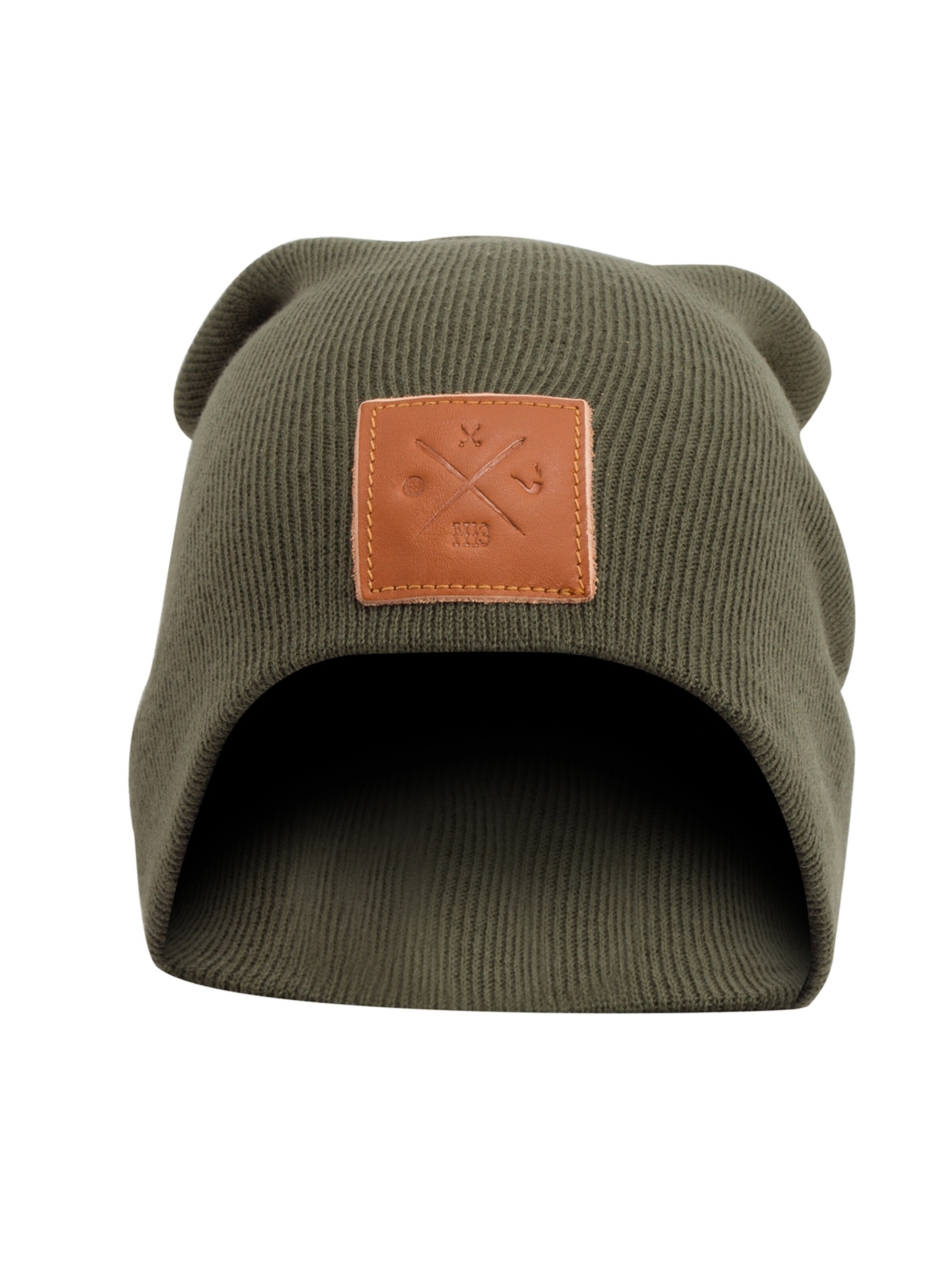 Manufaktur13 Beanie 'Slouch' in Green: front