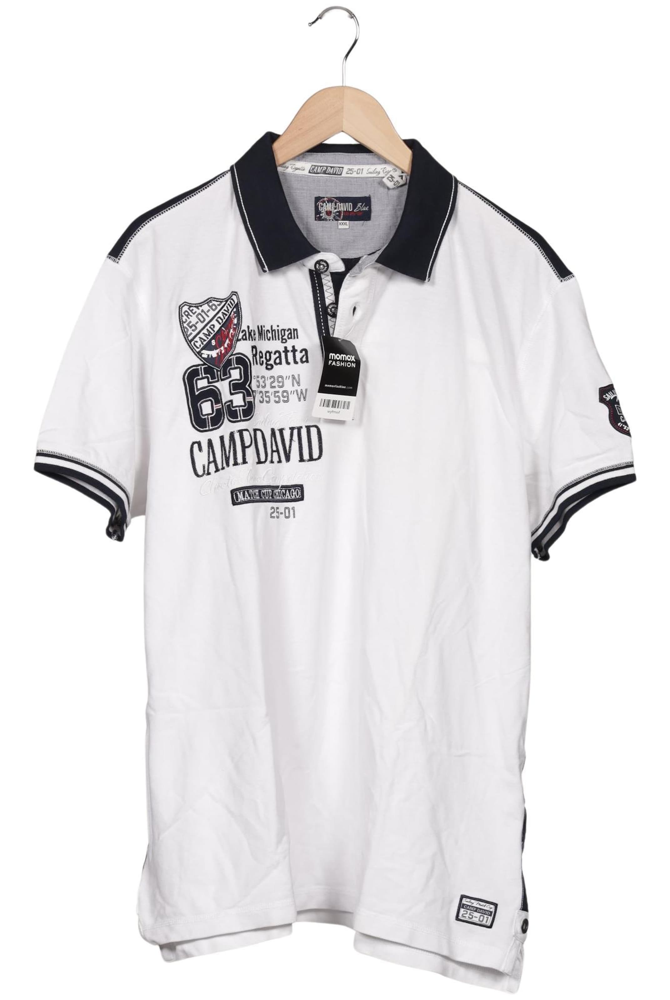 CAMP DAVID Shirt in XXXL in Mixed colors: front
