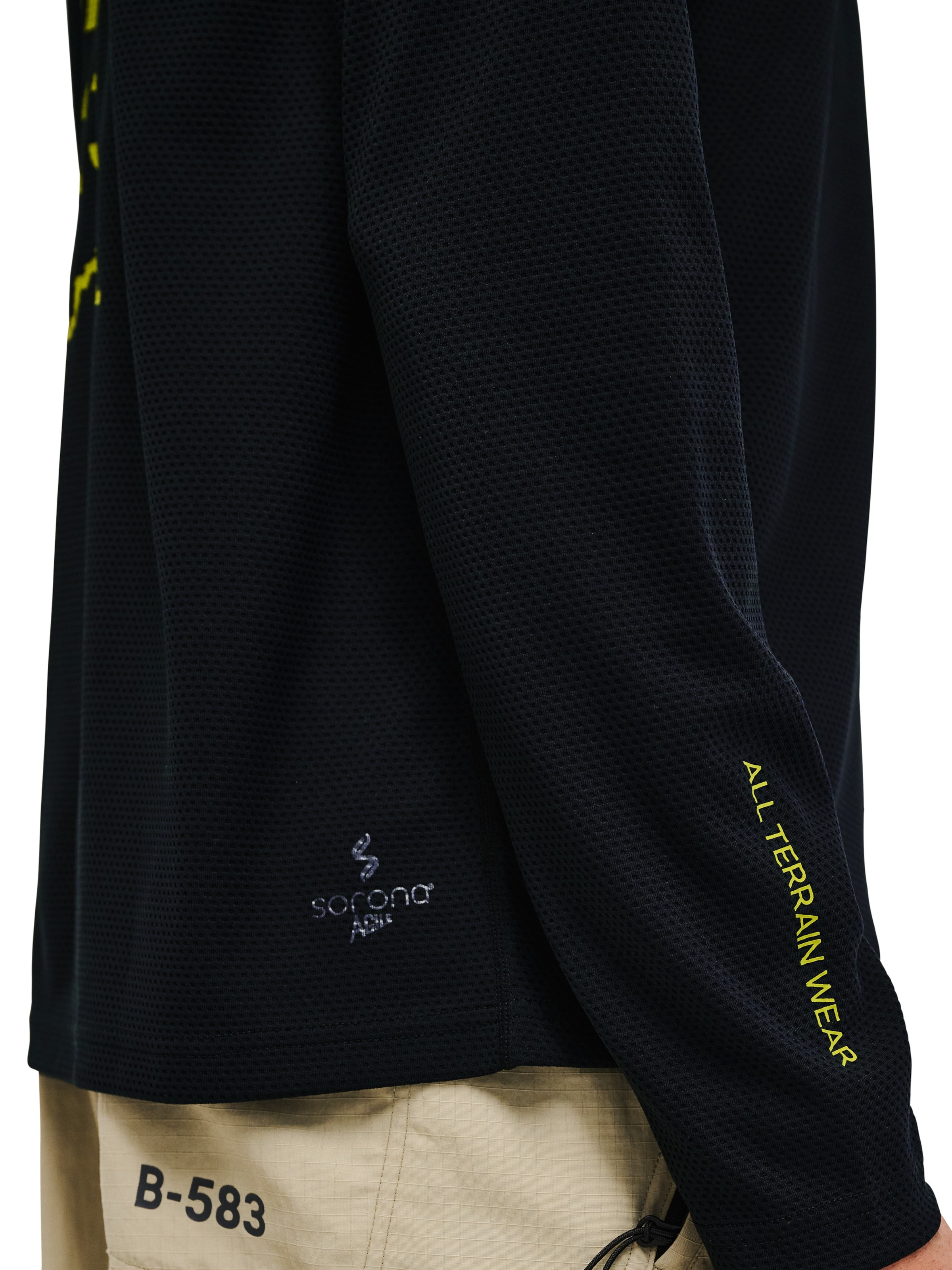 HALO Functioneel shirt in Zwart