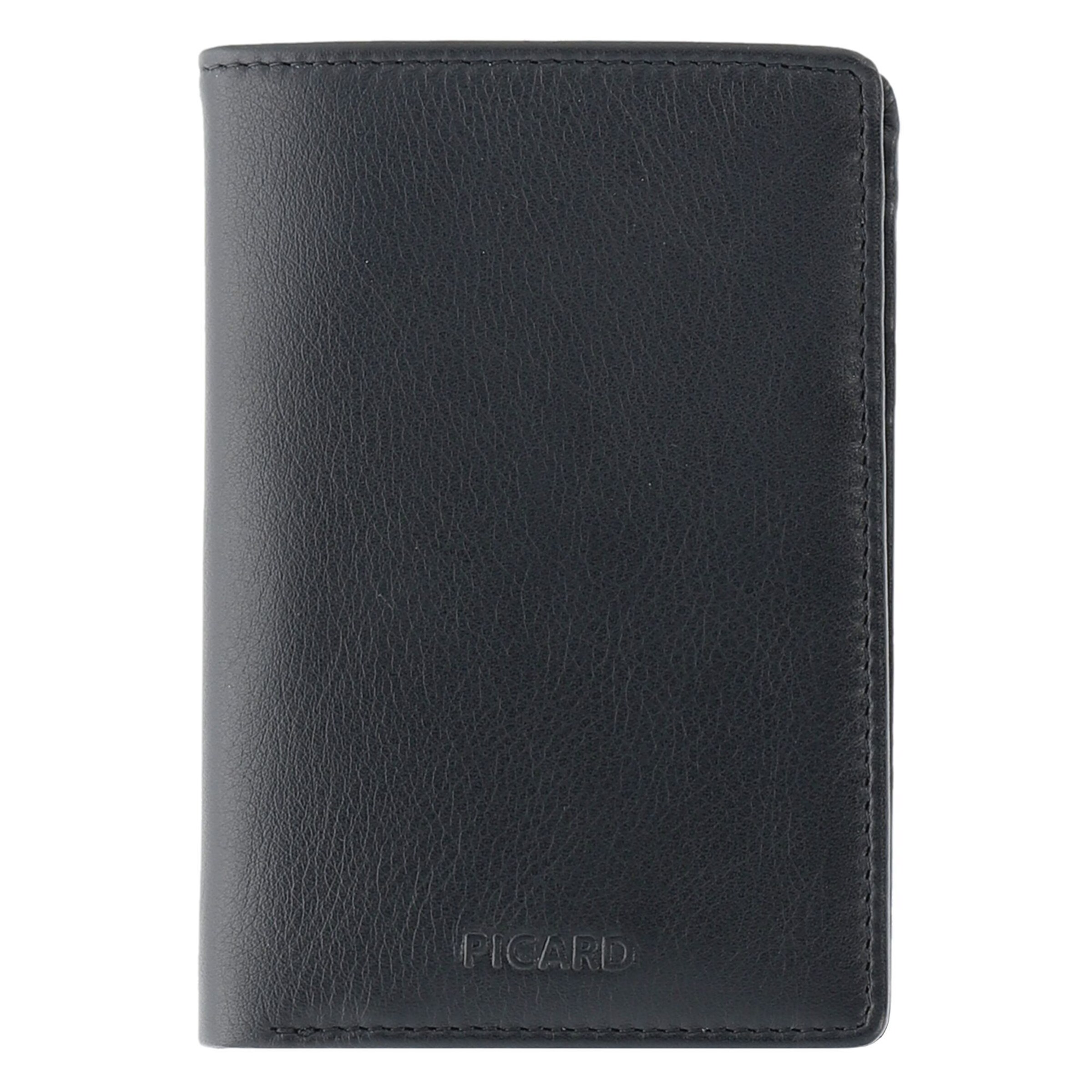 Picard Portemonnaie 'Brooklyn' in Schwarz: Vorderseite