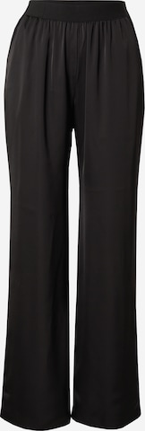 Misspap - Perna larga Calças em preto: frente