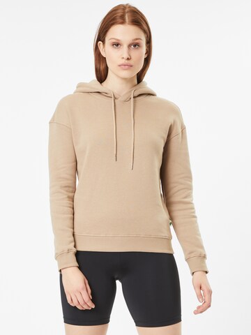 Sweat-shirt Urban Classics en beige : devant