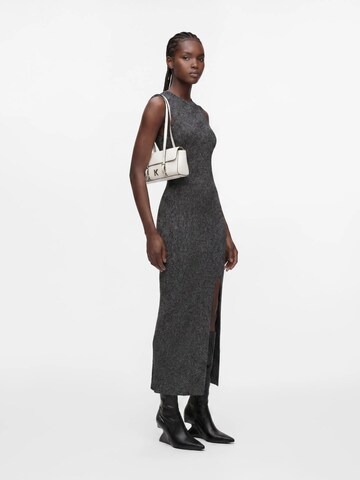 KARL LAGERFELD JEANS - Vestido ' Metallic' em cinzento