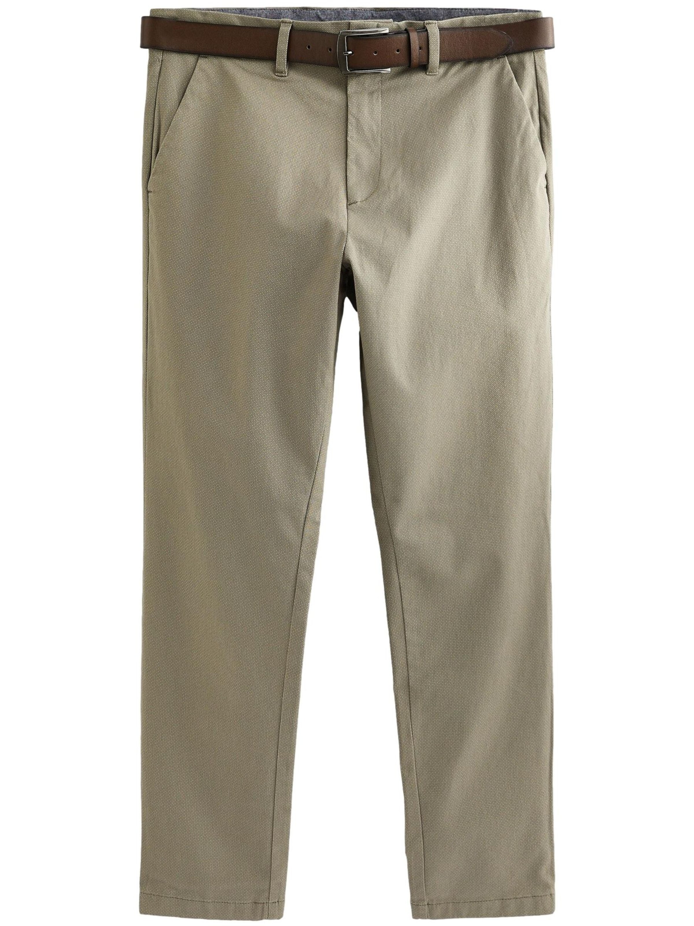 Next Обычный Брюки-чинос в Бежевый: спереди