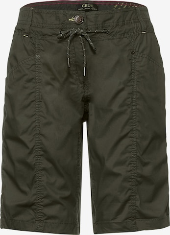 CECIL Regular Shorts in Grün: predná strana