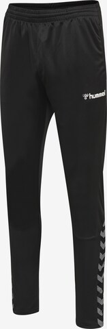 Hummel Tapered Workout Pants in Black