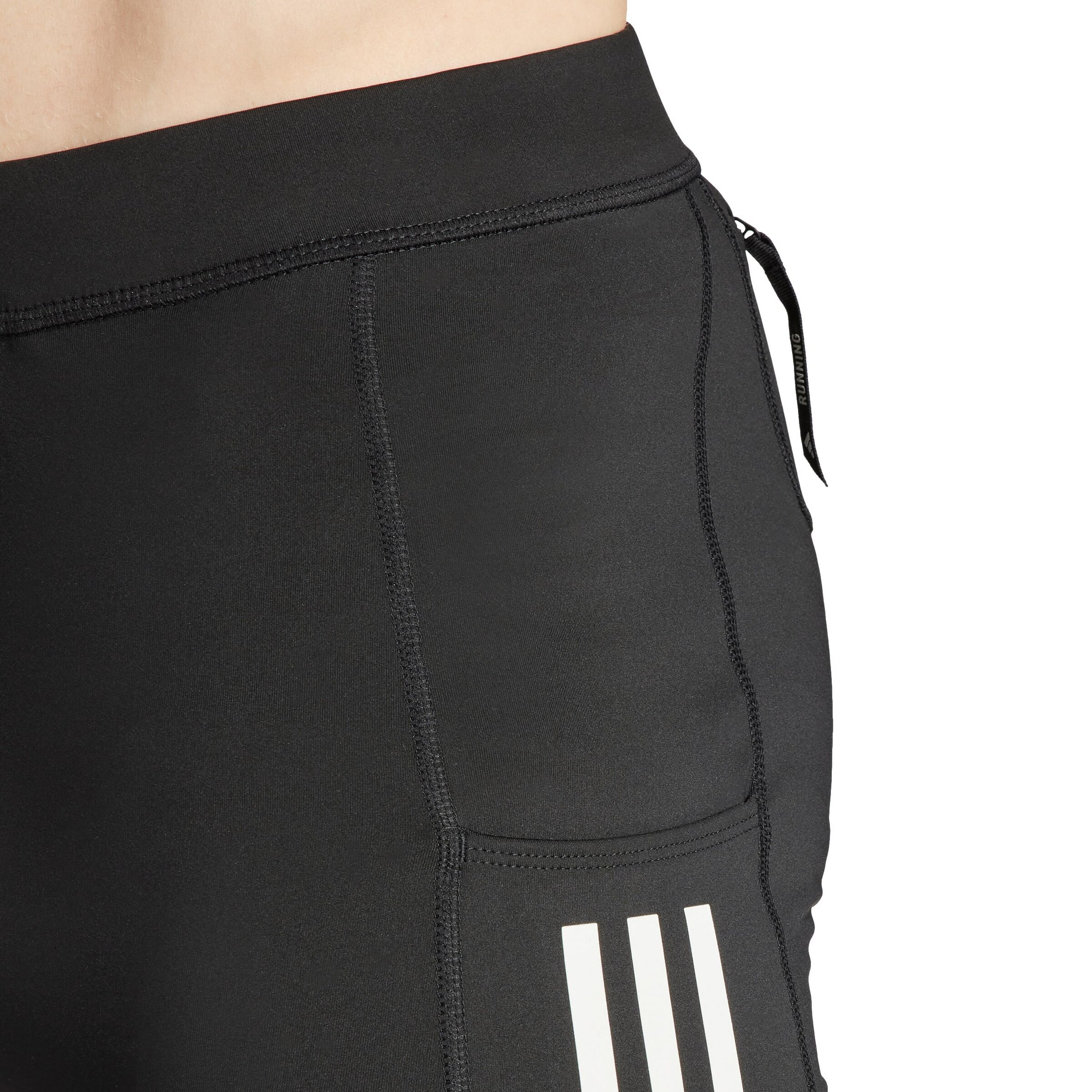 ADIDAS PERFORMANCE Skinny Sportbroek 'Own The Run' in Zwart