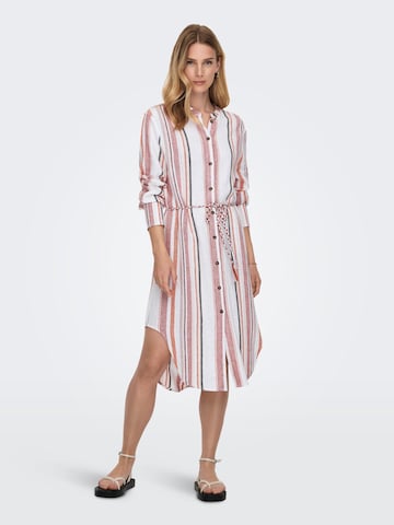 ONLY Shirt Dress 'OHIO' in Pink