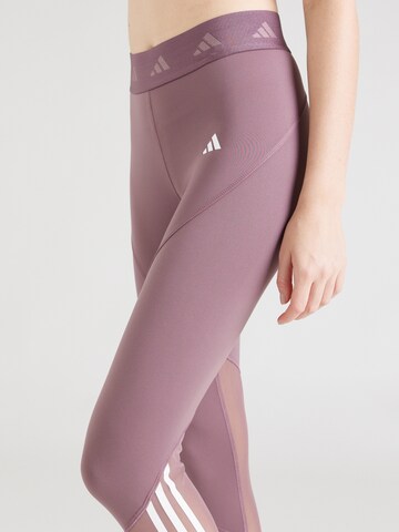 ADIDAS PERFORMANCE Skinny Παντελόνι φόρμας 'Hyperglam' σε λιλά