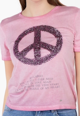 Key Largo Футболка 'Pax' в Ярко-розовый
