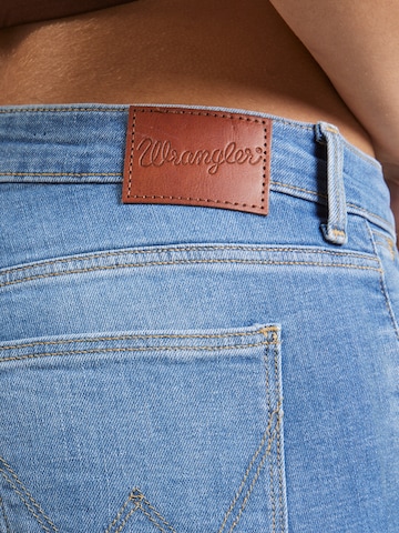 WRANGLER Skinny Džíny – modrá