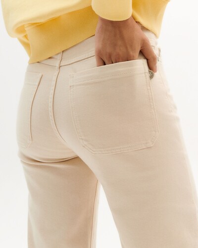 Thinking MU Jeans 'Theresa' i beige, Produktvisning