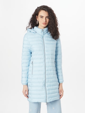 s.Oliver Between-Seasons Coat in Blue: front