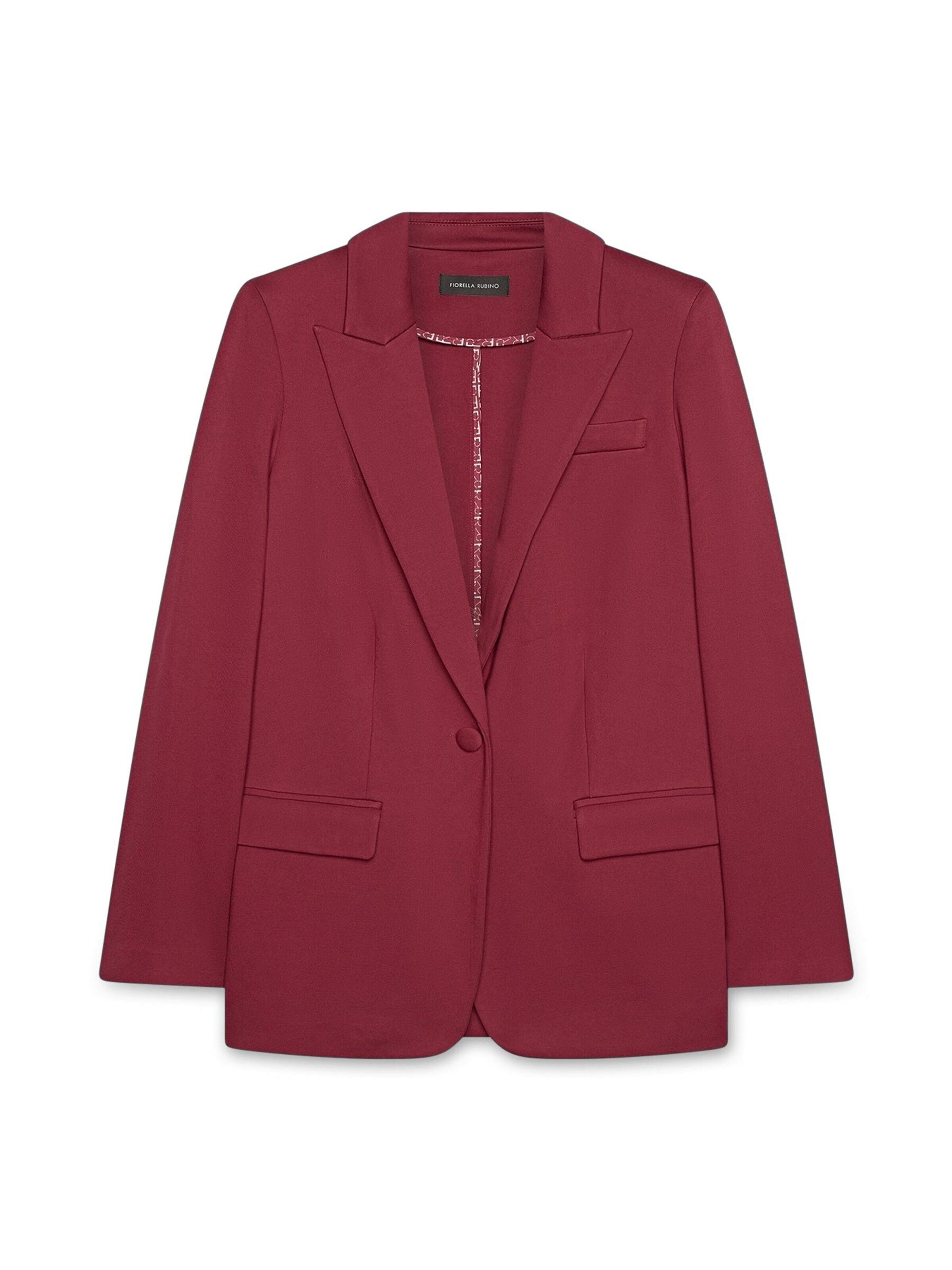 Veste mi-saison Fiorella Rubino en rouge : devant