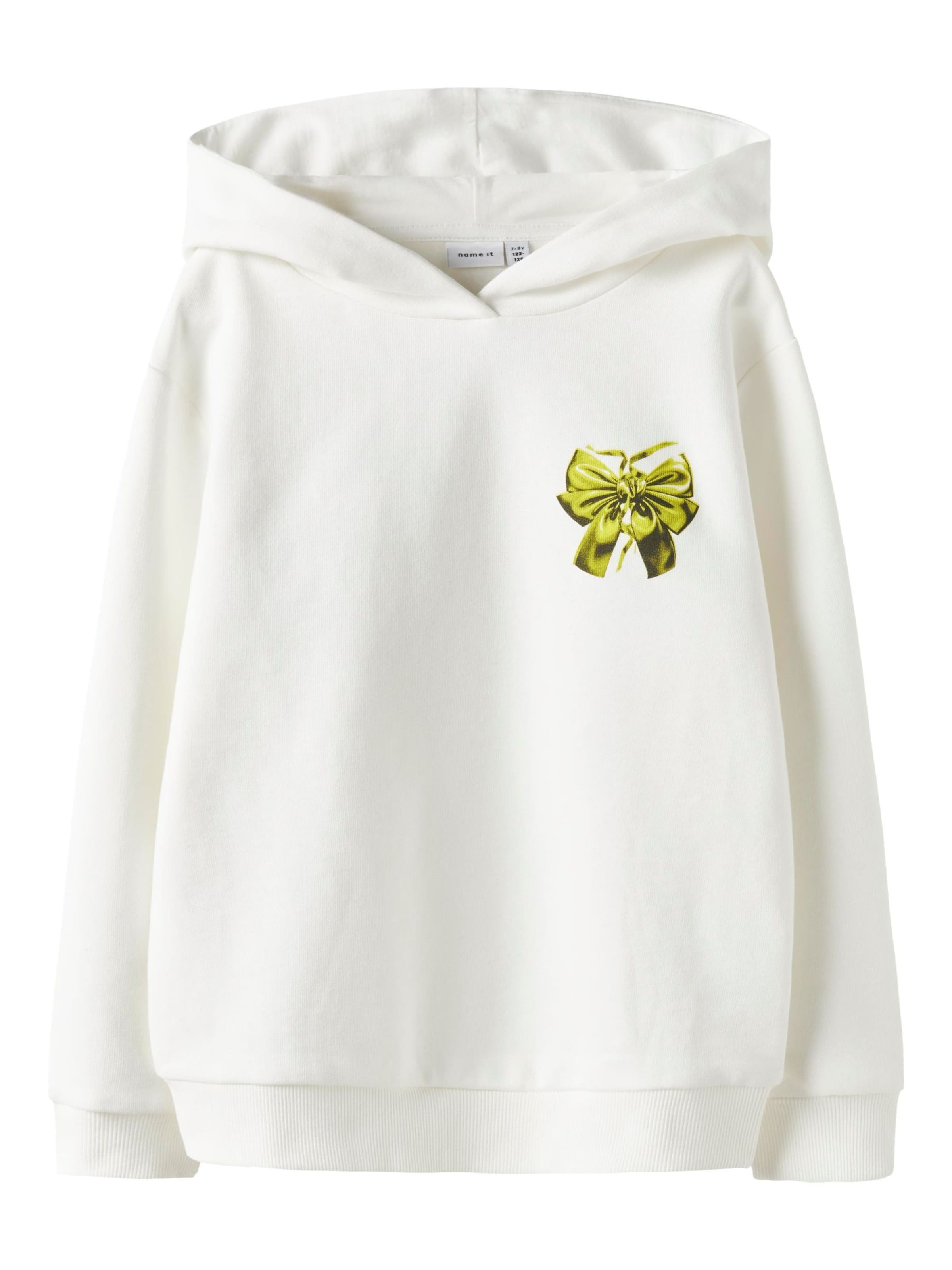 NAME IT Sweatshirt i hvid: forside