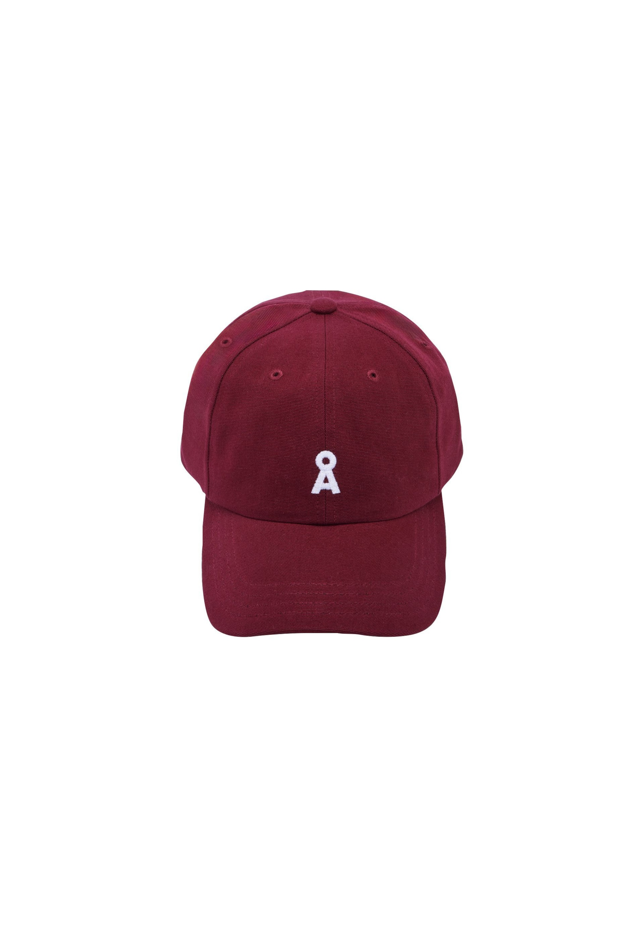 Casquette 'YENAAS BOLD' ARMEDANGELS en rouge : devant