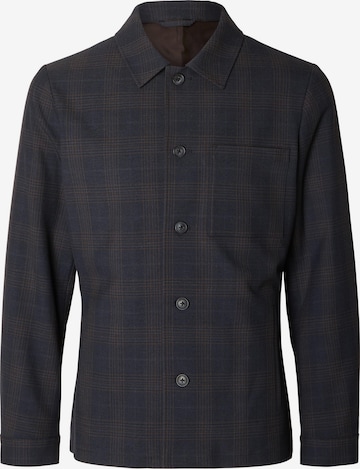 SELECTED HOMME Comfort fit Between-season jacket 'Robert' in Blue: front