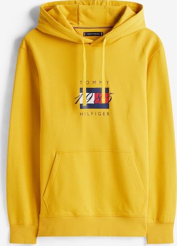 dzeltens TOMMY HILFIGER Sportisks džemperis: no priekšpuses
