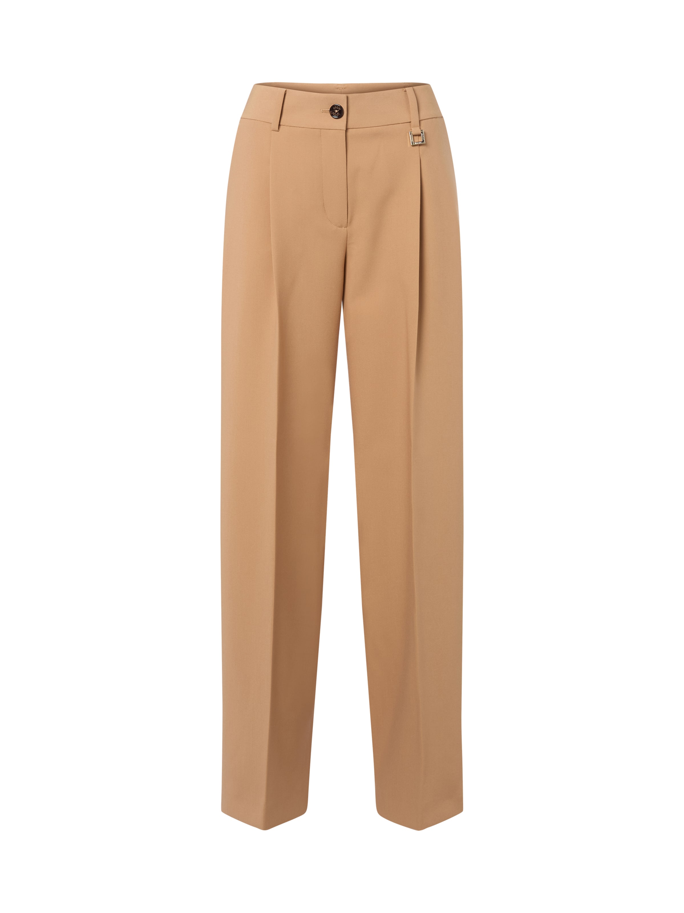 JOOP! Regular Bandplooibroek 'Paris' in Beige: voorkant