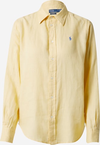 Chemisier Polo Ralph Lauren en jaune : devant