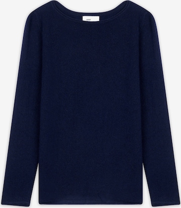 mėlyna JUST CASHMERE Megztinis 'Grace': priekis