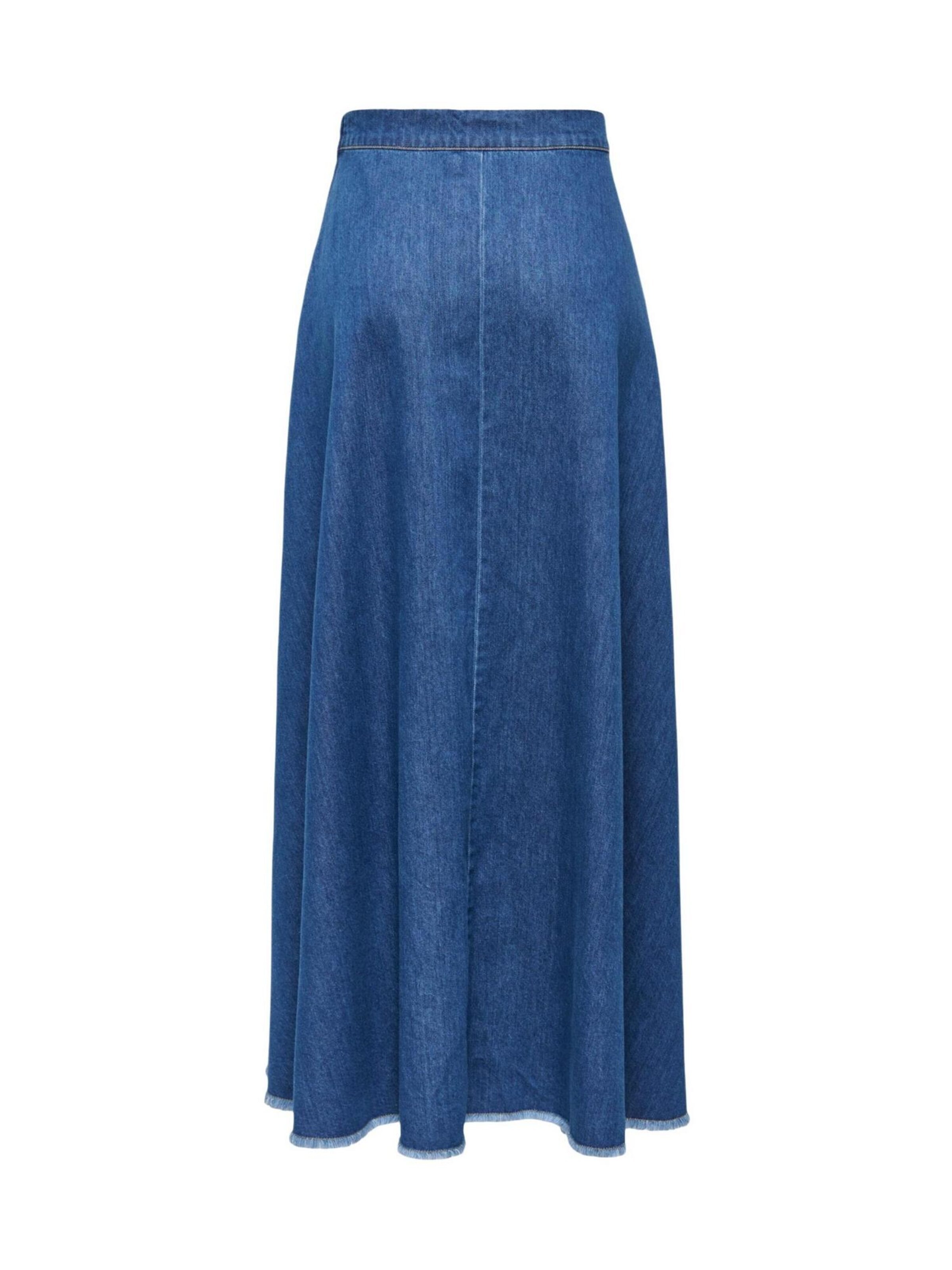 Gonna 'Onlmone Flowy Maxi Dnm Skirt Gua Sud 15366210' di ONLY in blu