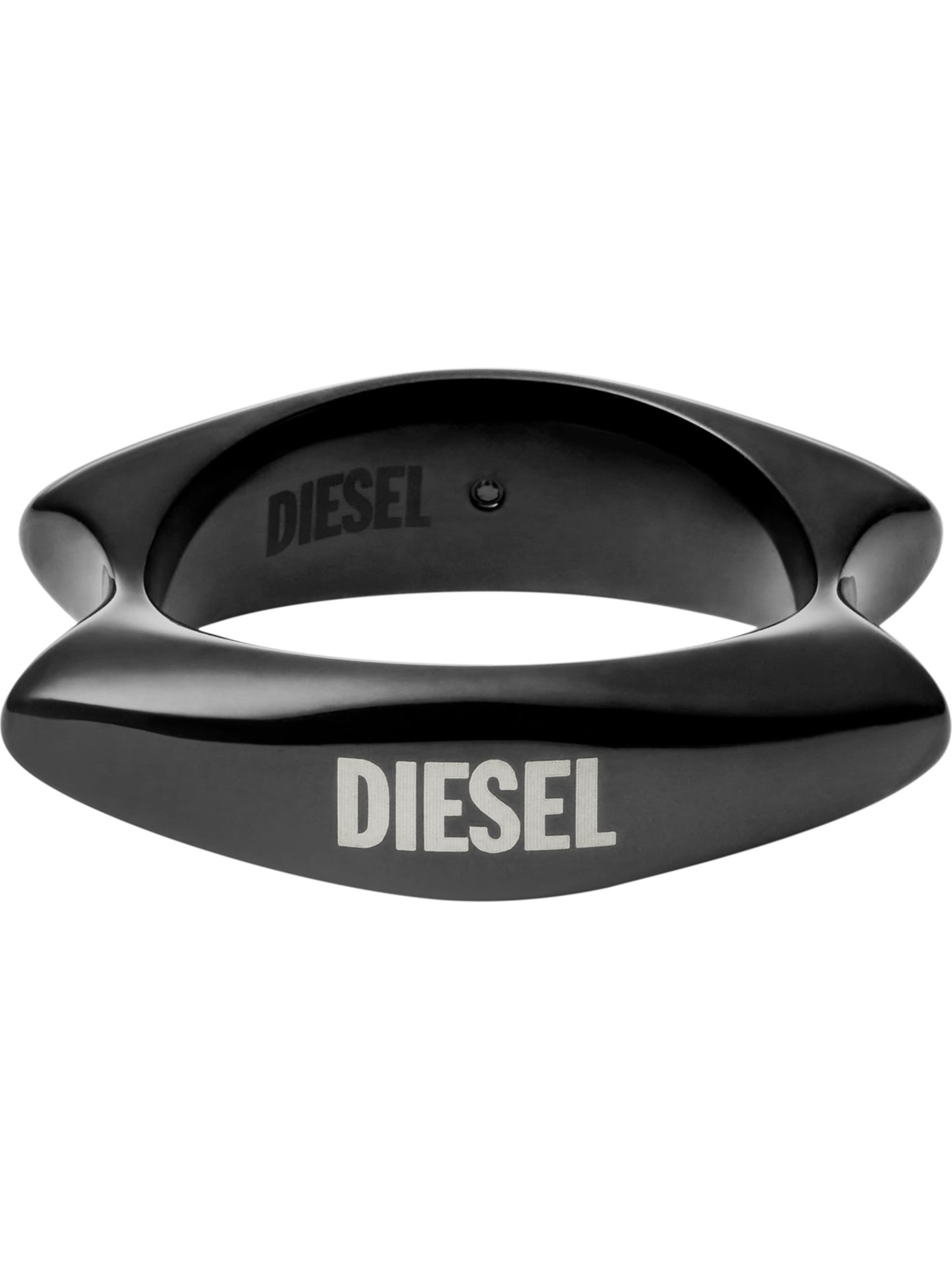 DIESEL Ring in Schwarz