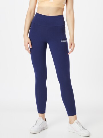 Skinny Leggings ADIDAS ORIGINALS en bleu : devant