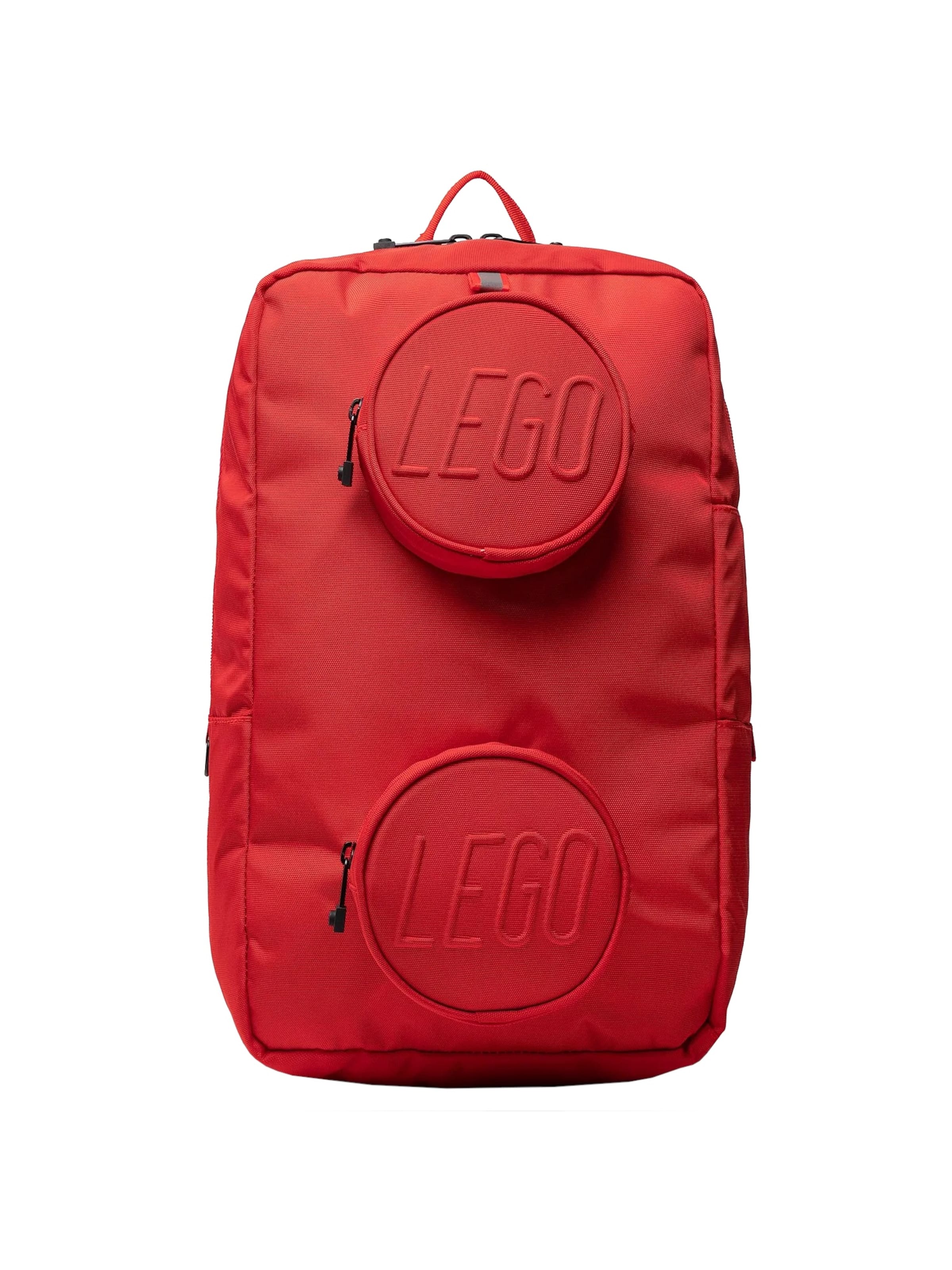 LEGO Rucksack 'Brick'‌‌‌‌‌‌‌ in Rot: Vorderseite