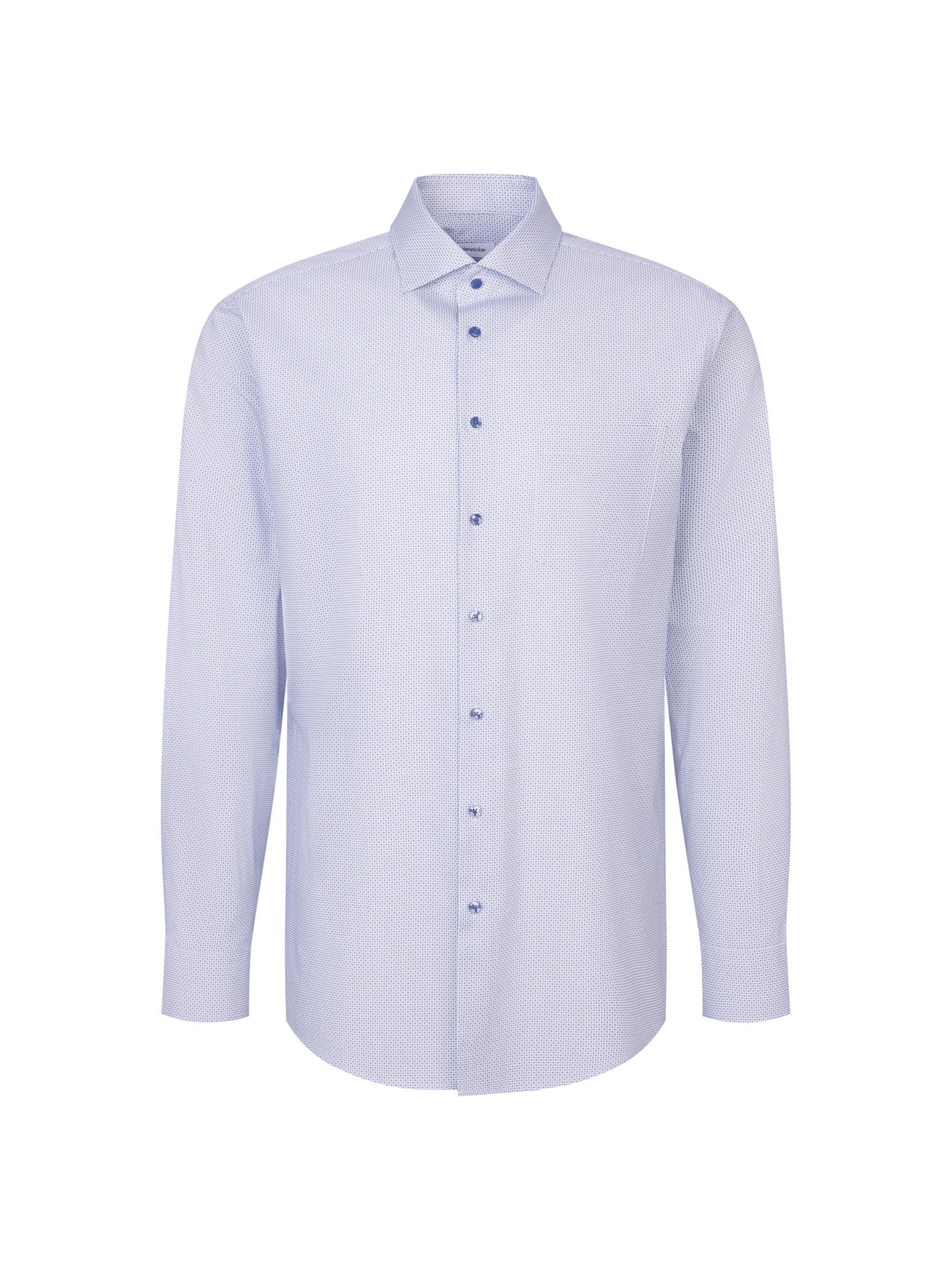 Chemise business SEIDENSTICKER en bleu : devant