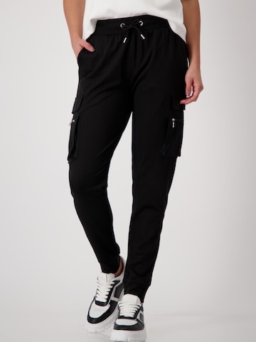 monari Tapered Cargo trousers in Black: front