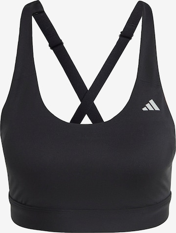 Soutien-gorge de sport 'Ultimate' ADIDAS PERFORMANCE en noir : devant